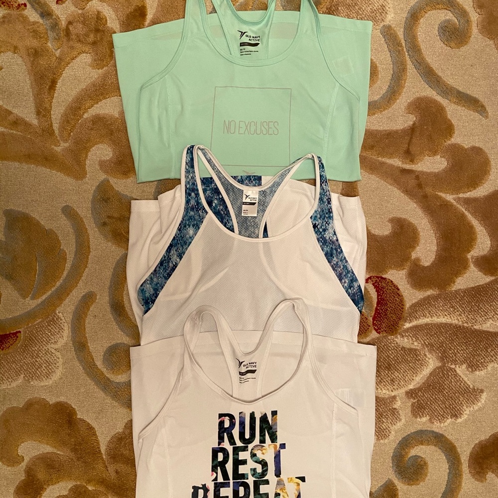 Old Navy Racerback Tops bundle of 3